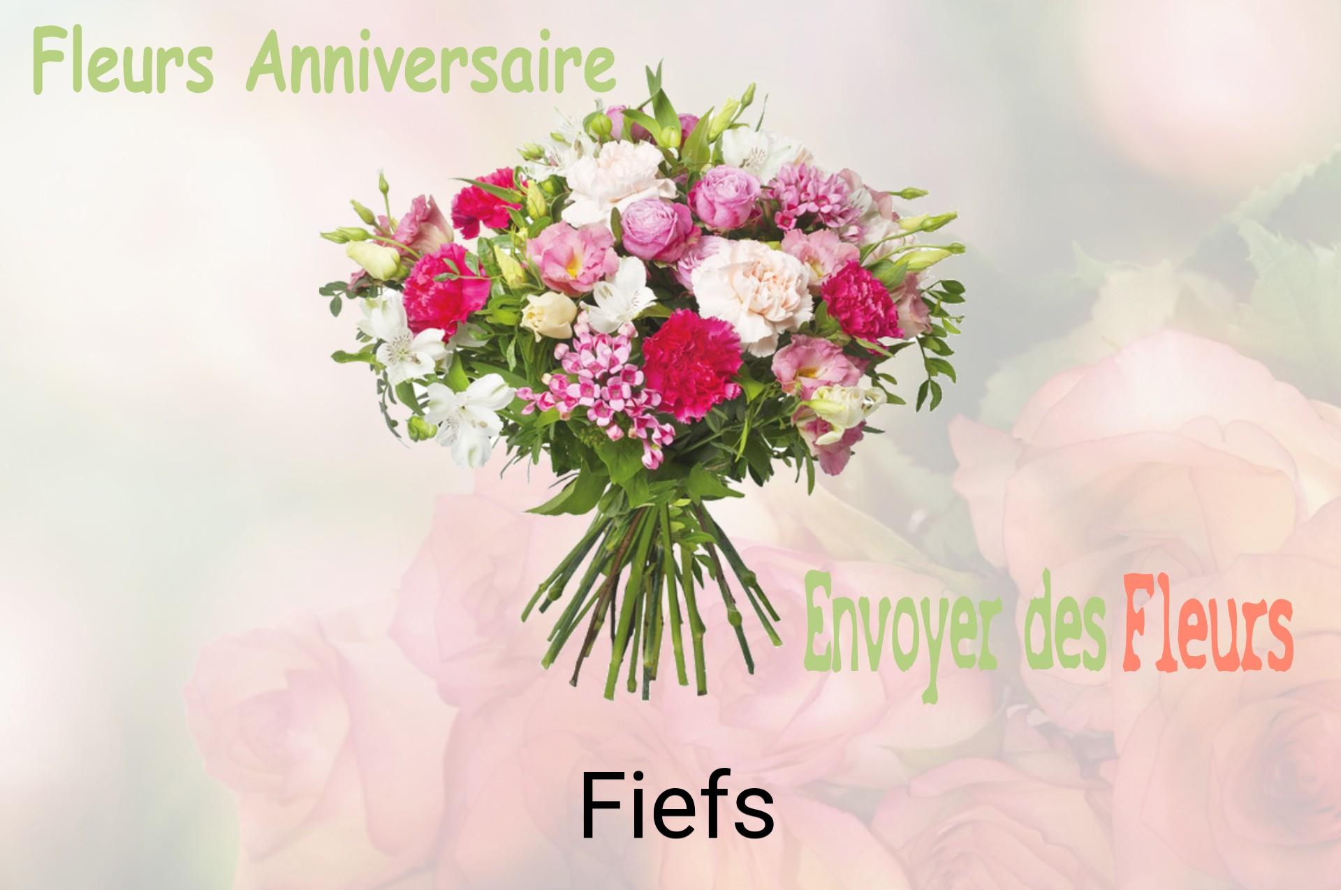 Bouquet de fleurs d’anniversaire livré à Fiefs